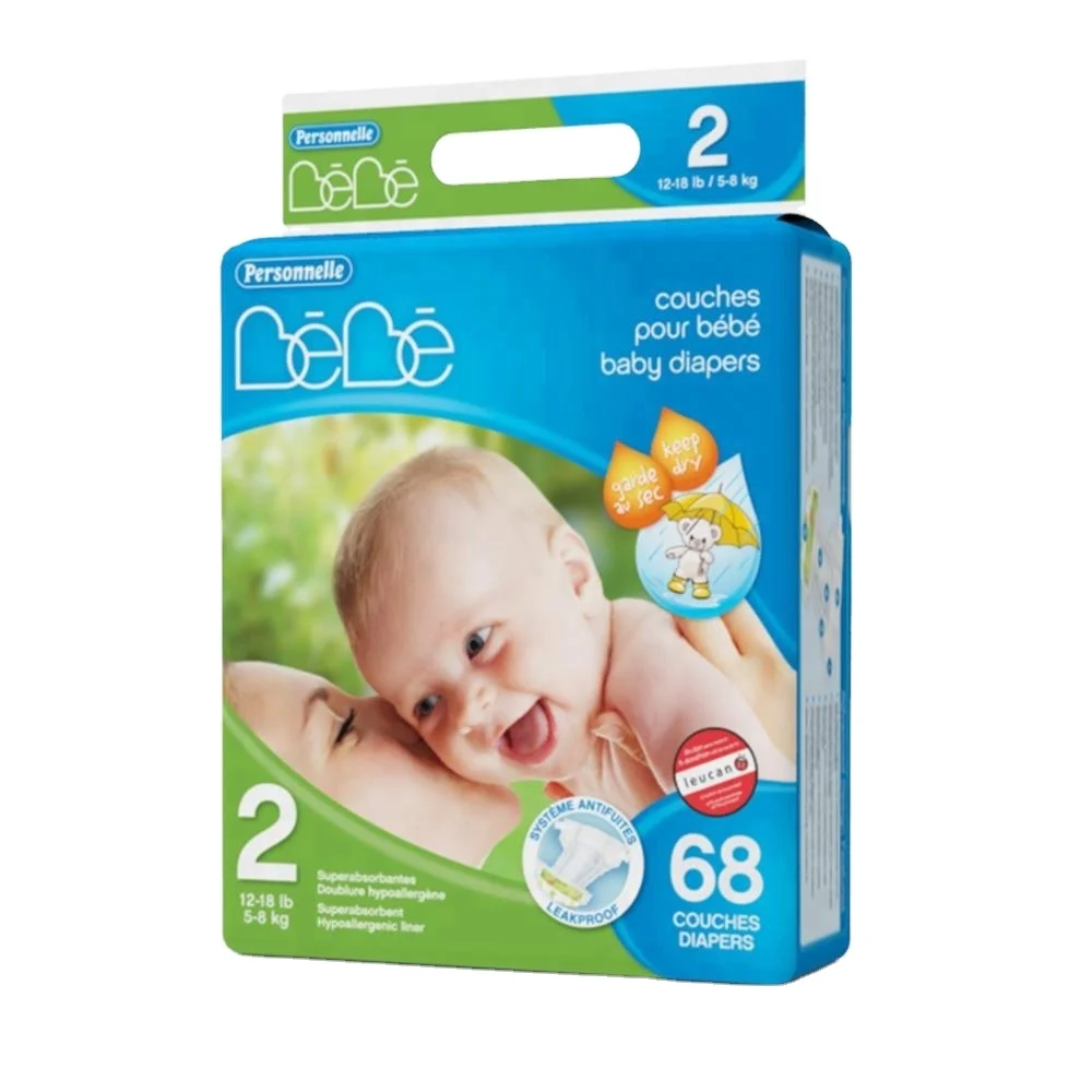  Бренд Bebe хит продаж в Канаде супермаркет Мягкий впитывающий подгузник для малышей детские