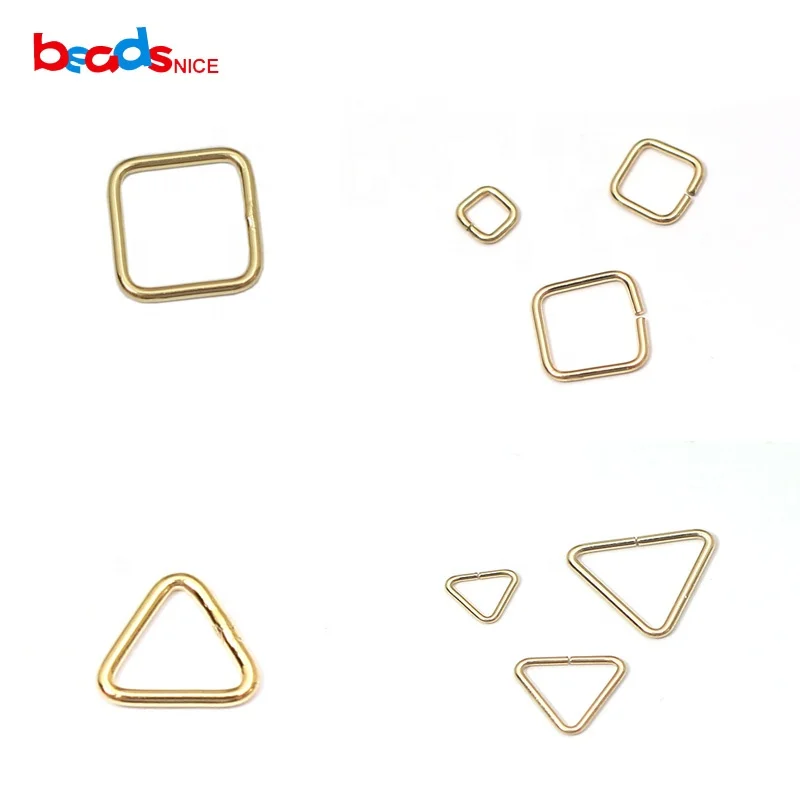 Beadsnice 14K Gold Filled Closed or Open Jump Rings Split Rings for DIY Jewelry Finding  ID40098