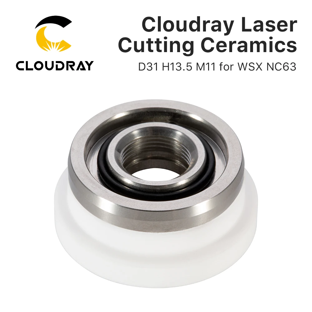 Cloudray  Ceramic Nozzle Holder D31 Ref.WTC-08 Ceramic Rings for NC63 Laser Cutting head