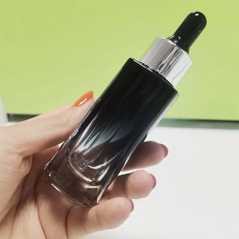 envases de vidrio con gotero 15ml 30 ml 50ml bouteilles en verre cosmtique glass dropper serum bottle for cosmetic packaging