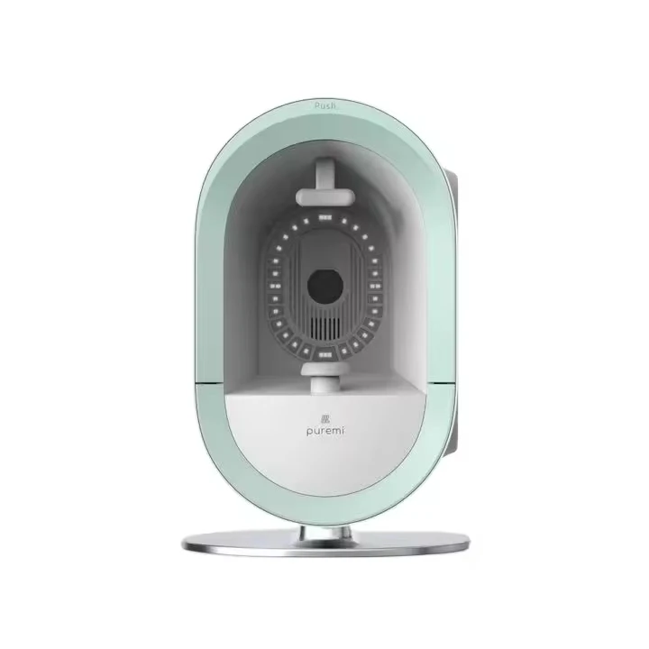 2024 High technology AI Skin Analyzer all country languages WIFI module Holographic display Skin Analyzer machine