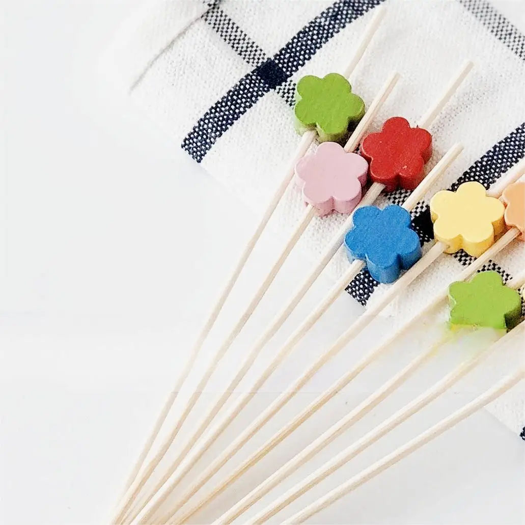 3.5*2.5cm Customized Printing Wooden Blank Toothpick Flag National Flags For Food Decoration