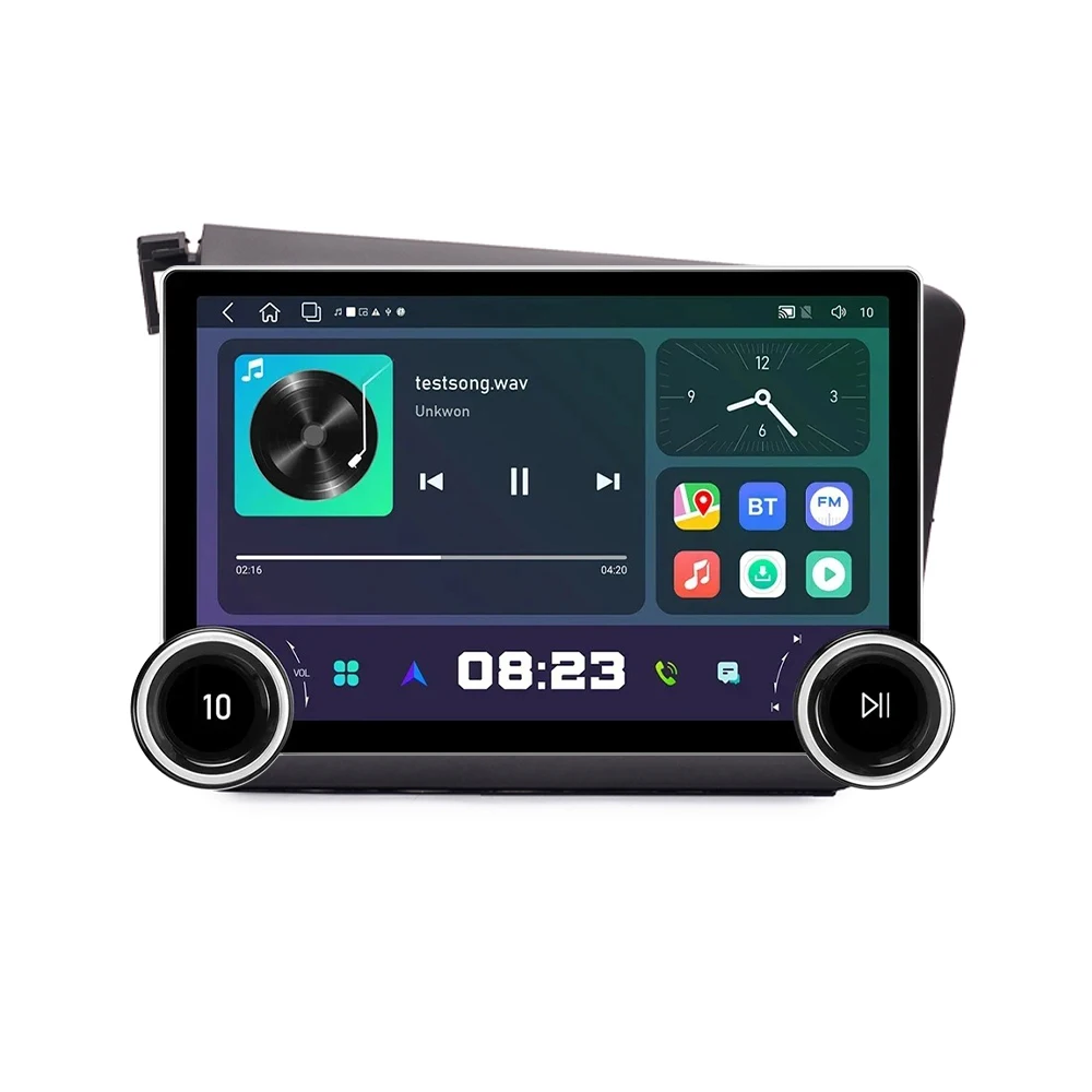 11.8Inch 2Din Android Car Radio For Honda Civic 2012-2015 LHD 2K QLED Screen Car Stereo Car DVD Player Carplay Android Auto