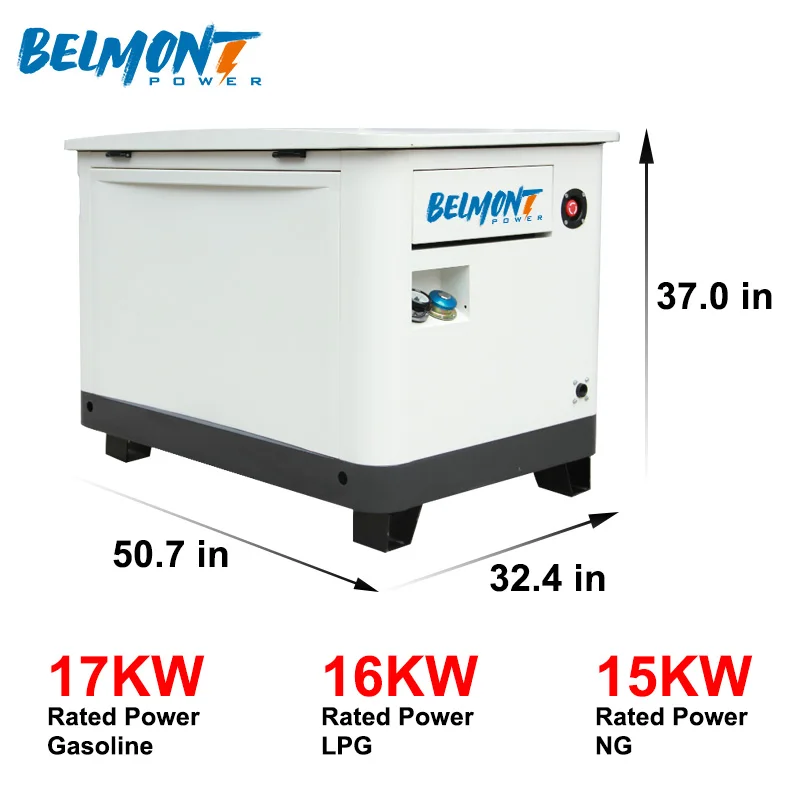 7kw 8kw 14kw 15kw 17.5kv 20kw 22kw 23kw Air Cooled LPG Home Natural lpg generator 10kw Gas Generator for Whole House