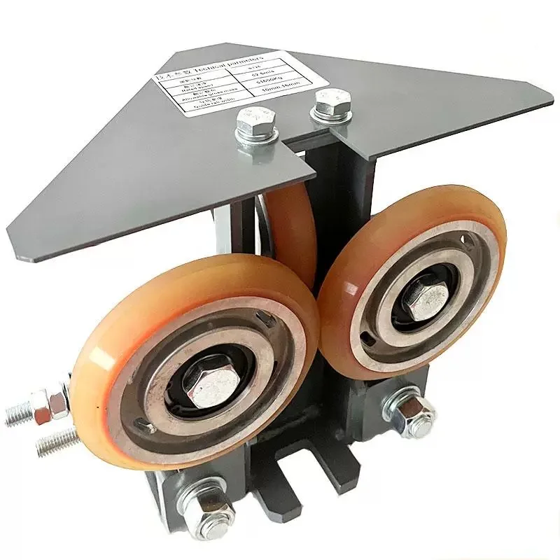 Custom Wholesale Elevator Parts Spring Loaded Rolling Guide Rail Shoes