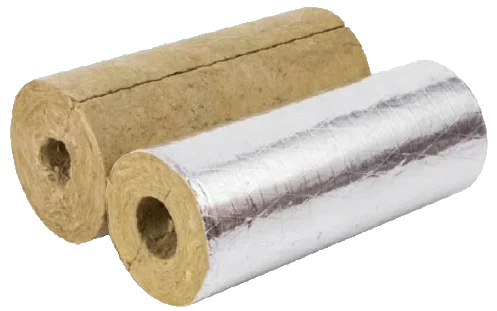 Moisture proof rock wool insulation tube/boards heat absorbing fireproof rock wool pipe shell