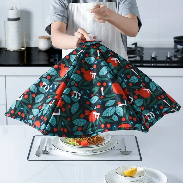 2021 Summer Foldable Reusable Food Tent Thermal Insulated Umbrella Shape Food Anti mosquito Cover