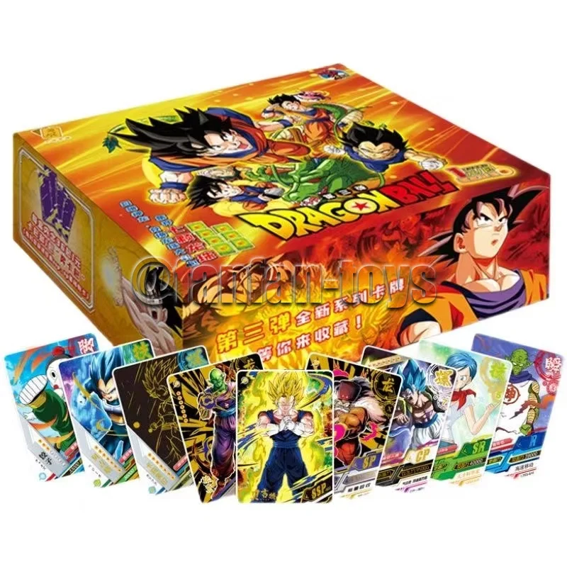Карточки Dragon Ball Son Goku Saiyan Vegeta TCG редкая торговая коллекция карточки аниме Боевая карта для детей
