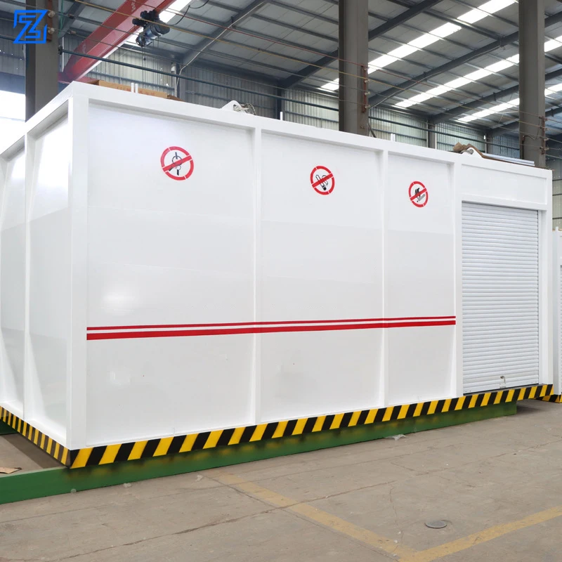 Professional New Designs 3 Nozzles Mini Container Fuel Petrol Portable Fuel Station