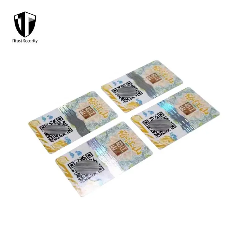 Exclusive Customised Stickers Packaging Qr Code Sticker Packaging Sticker Custom Logo for Any Scenario As