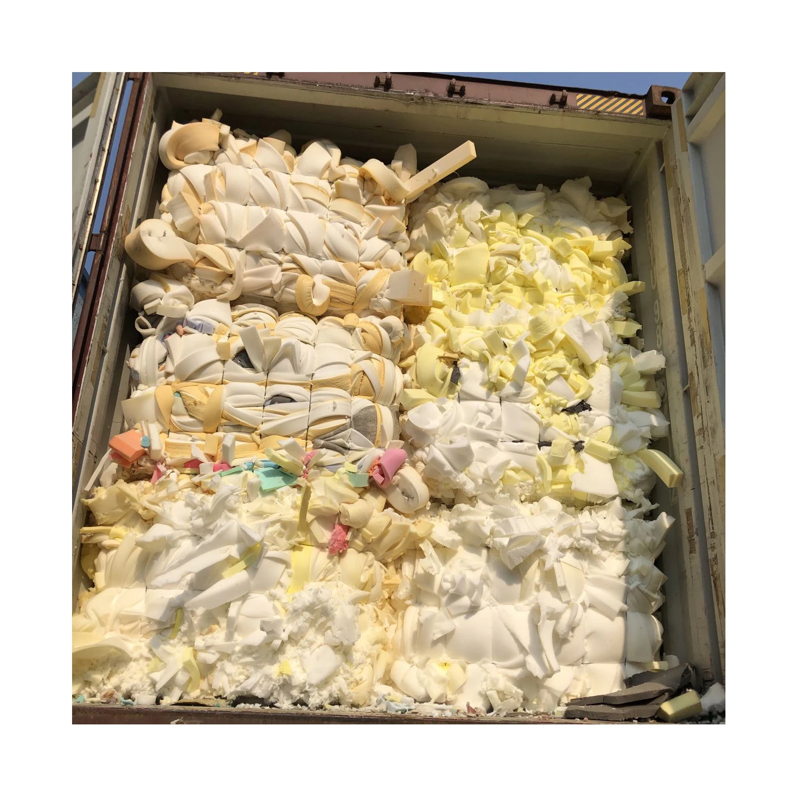 Recycled foam scraps pillow sponge pu foam scrap