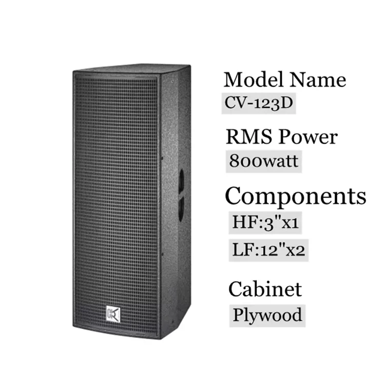 China CVR Double 12 inch Outdoor Party Stage Professional Subwoofer