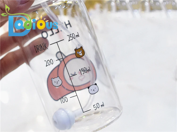 Wonderful Unicorn ABDL Bottle Glass Adult Baby Bottle for Feeding