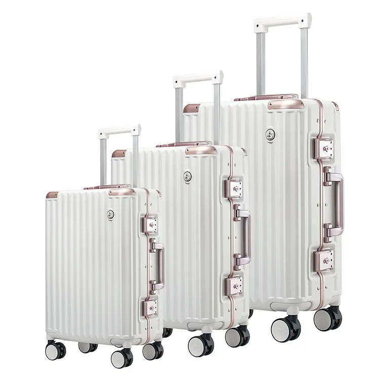 New Stylish Custom Logo Abs Pc Travel Hard Shell Valise Cabin Carry-On+Luggage