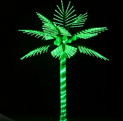 Hot sale christmas tree light Outdoor Scenery Decoration LED Coconut PalmTree Lights