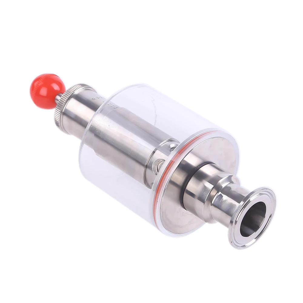 Sanitary Stainless Steel Tank With Pressure Gauge Exhaust Pressure Air Release Valve