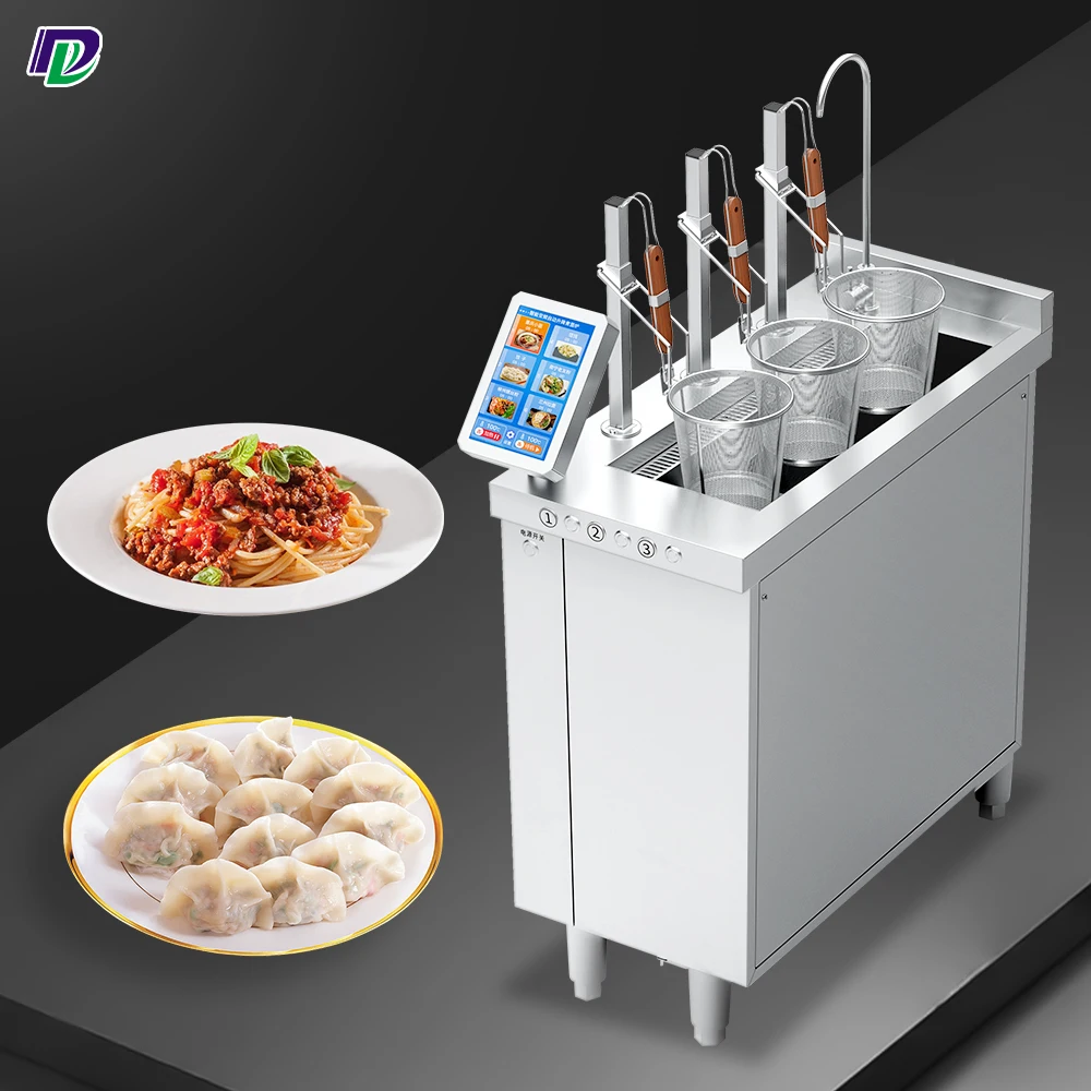 Factory Hot Selling Large Output Automatic Instant Cooking Ramen Noodles Machine Commercial automatic Noodle Cooker Machine