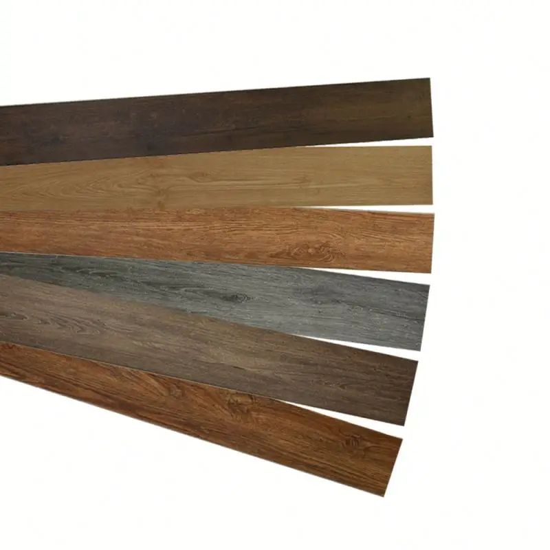 Pvc garage floor tiles basketball court wood pvc luxury vinyl plank flooring click lock