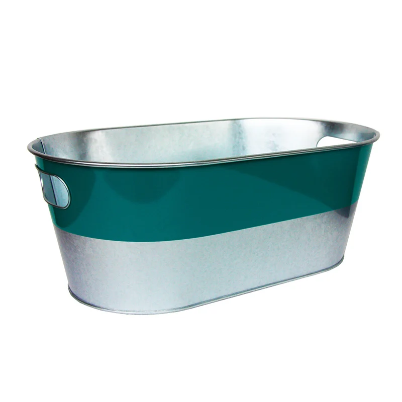 Factory Customized Ice Barrel Bucket Bar Big Size Beverage cooler Tub with Logo Printing