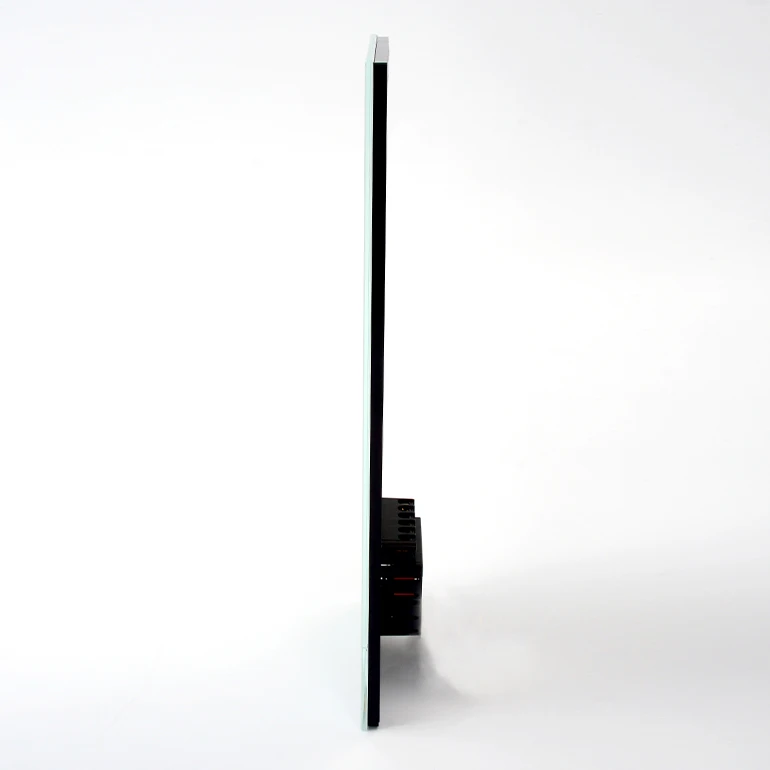 Hotel doorplate system with big size 350*139mm nice crystal tempered glass panel and special Arabic words printed