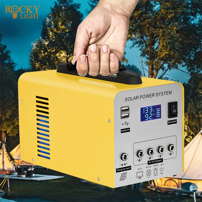 Solar power generation system Household emergency power energy storage power Portable solar energy storage system components
