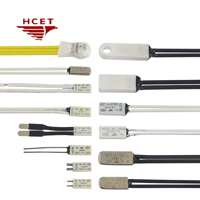 HCET-A TB02-bb8d Metal Casing Tubular Motor Temperature Switch Thermal Protector protection thermal switch