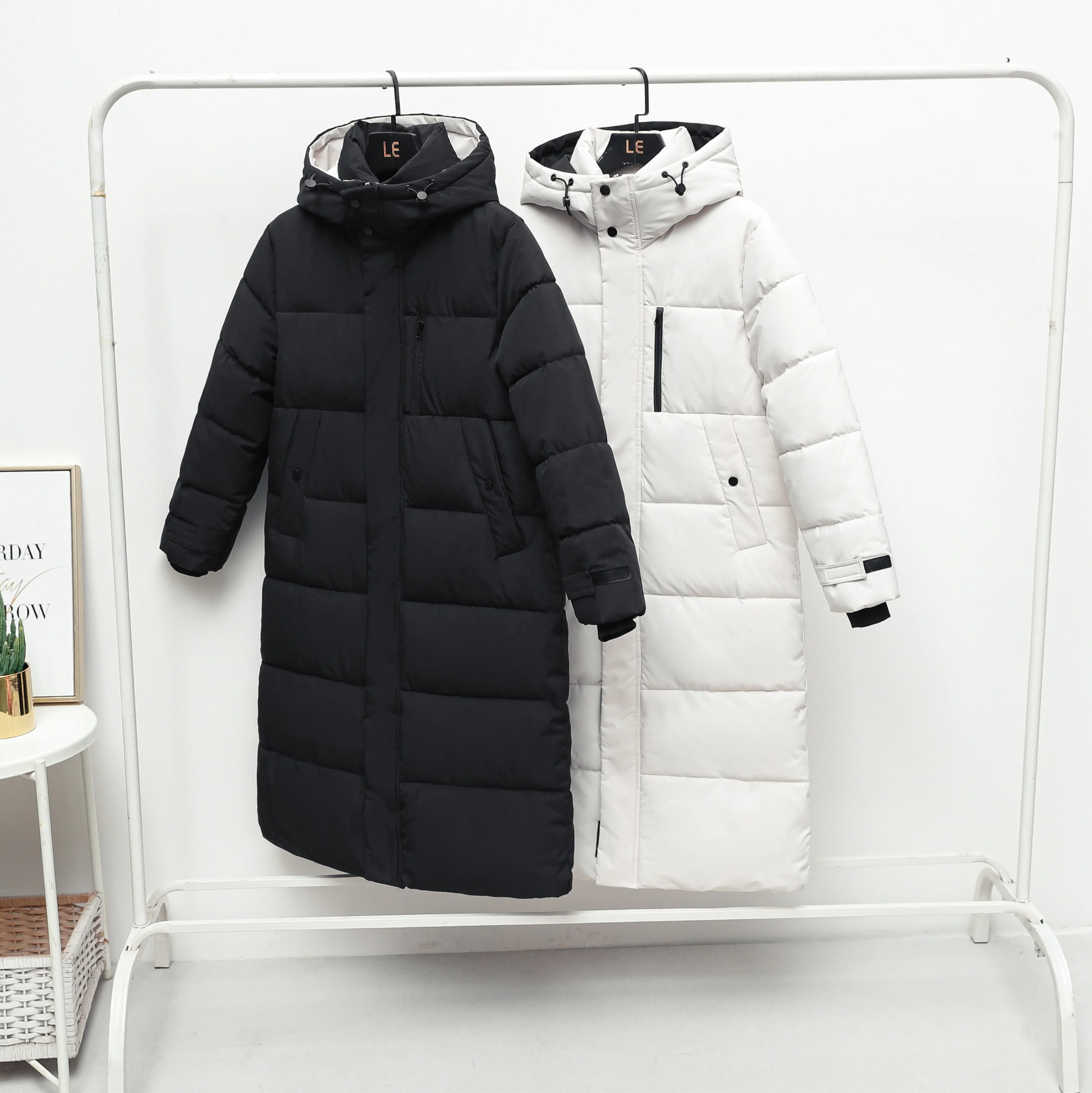 Fashion long women puffer  jacket  bubble coats winter coat women  Black Maxi Long  Quilted Jackets for Women