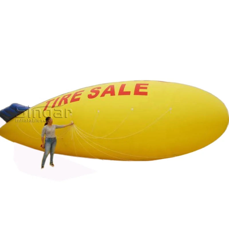 Custom advertising giant inflatable air blimp airship balloon for sale