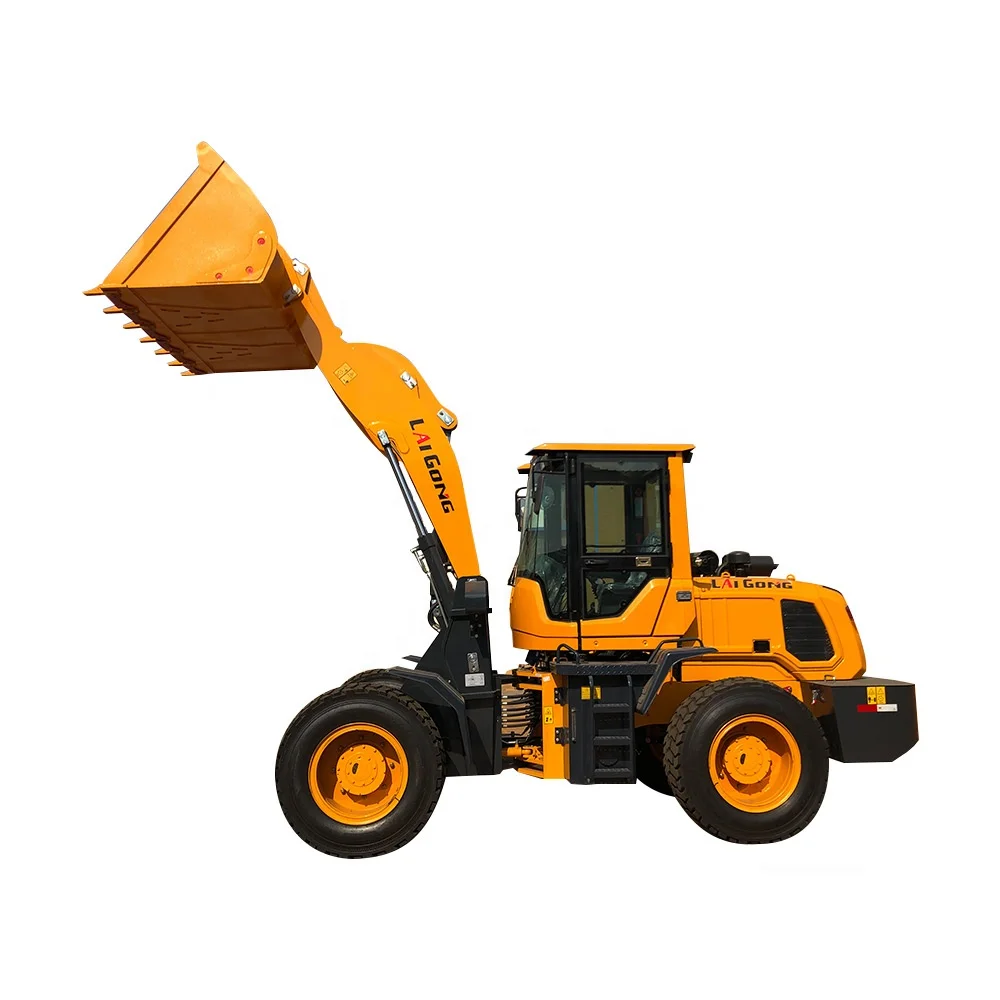 Laigong 2022 Brand New Telescopic Boom Small Farming Wheel Loader With Bucket