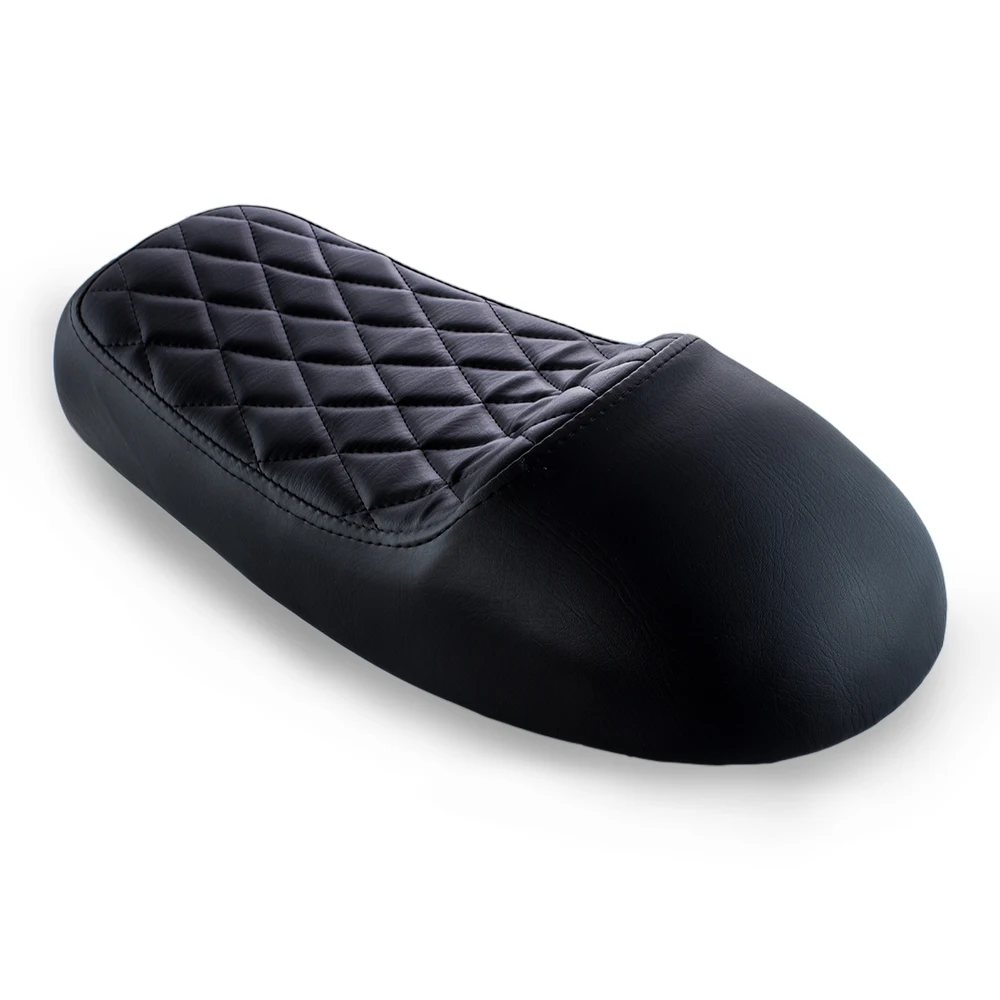 Black Leather Custom Cafe Racer motorcycle seat Parts for Honda CG125 CB 250 350 550 650 GN125 GN250