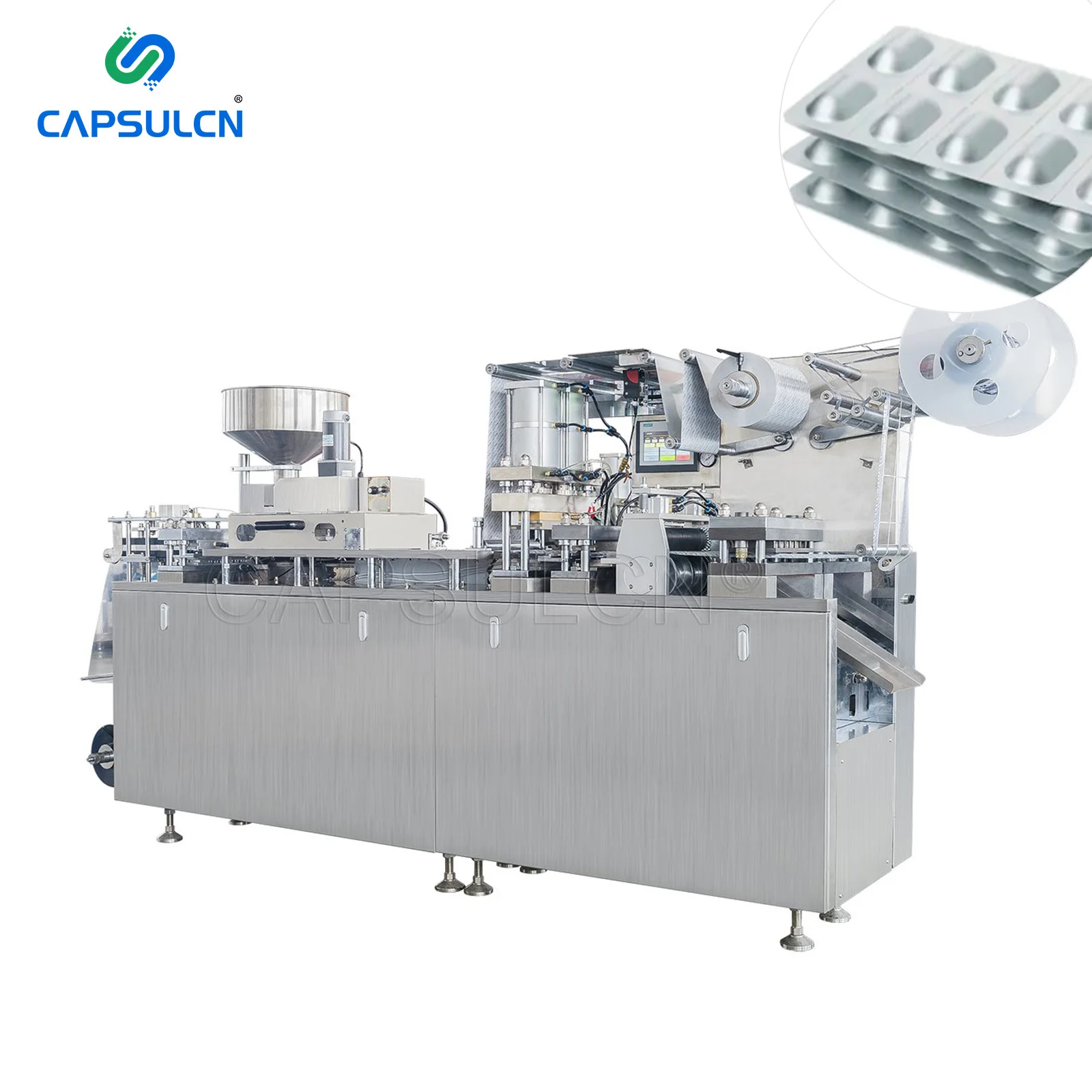 Dpp-250 Automatic Aluminum Plastic Tablet Blister Packaging Machine