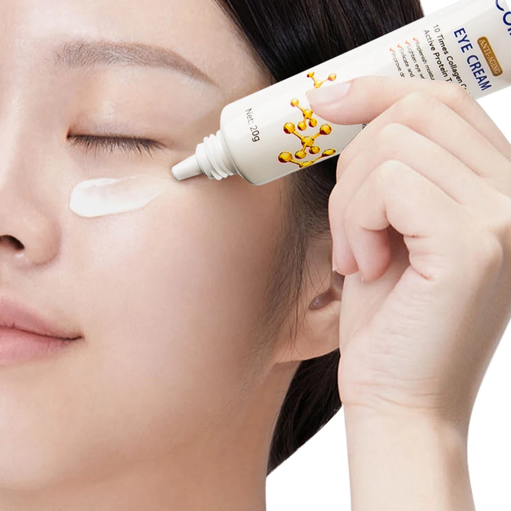 Hydrated Skin Around Eyes Revitalizing Eye Cream Moisturizing Firming Collagen Anti-Aging Eye Cream For  Dry Skin Dark Circles