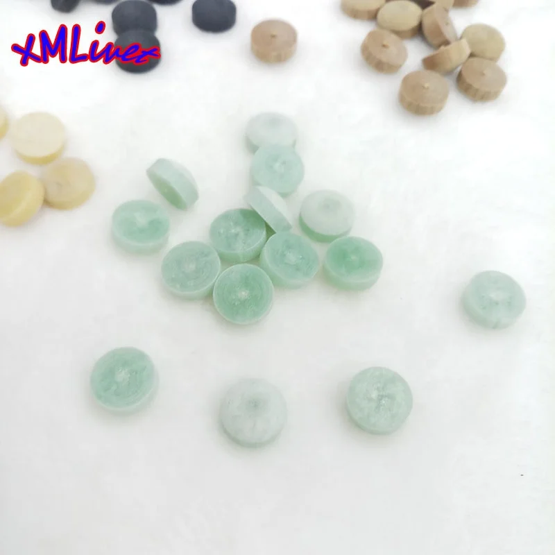 13mm/14mm colorful G10 jump and break tips blue/yellow/black/brown bakelite billiard cue tips wholesale