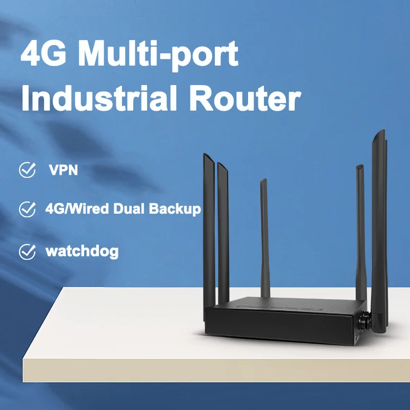 Промышленные беспроводные маршрутизаторы Sim-карты 300 Мбит/с Cat4 4G LTE CPE 2 4 ГГц Wifi 3G Промышленный маршрутизатор