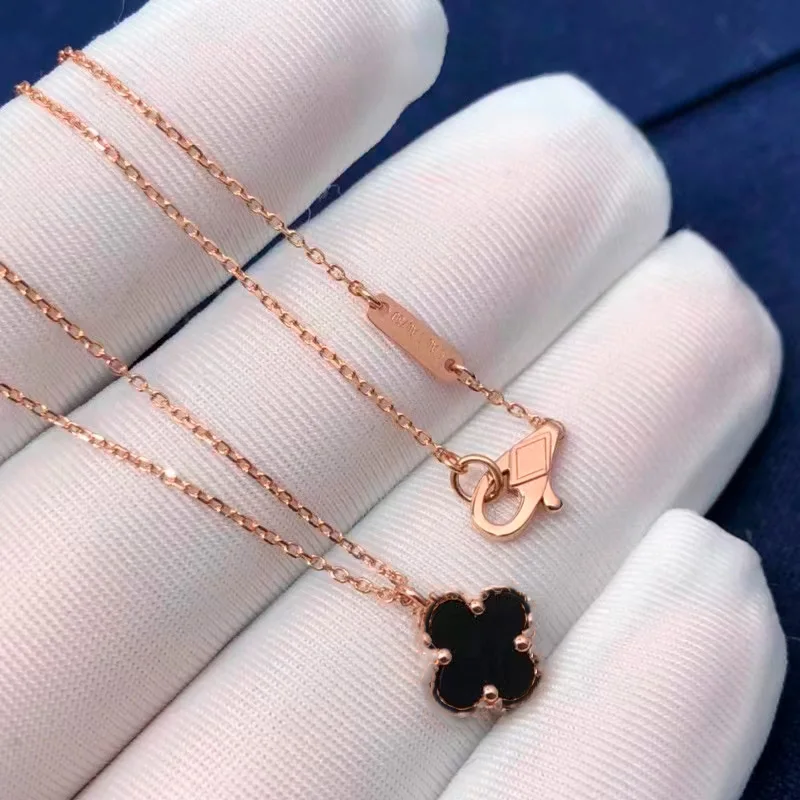 18K чистое золото ожерелье Изготовление на заказ ювелирные украшения 18kt шарма ювелирных изделий подарок День святого Валентина для любимого опт женщин и девочек