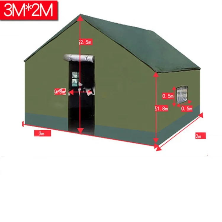 Customized Color and Canvas Fabric army military tent