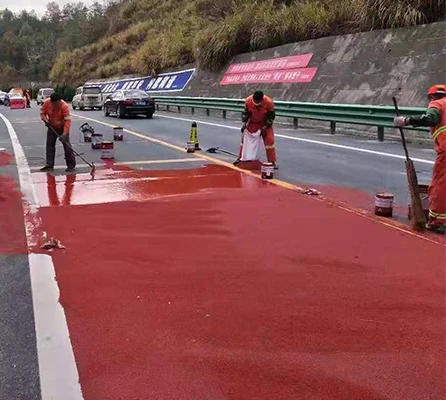 Anti Slip Paint Polyurethane Coating Non Slip Coloured Road Solution