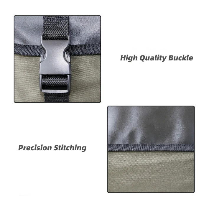 Outdoor Canvas Ebike Motorcycle Mountain Bike Rear Saddlebag Motorcycle Tail Side Luggage Tool Storage Bags for Cycling Travel