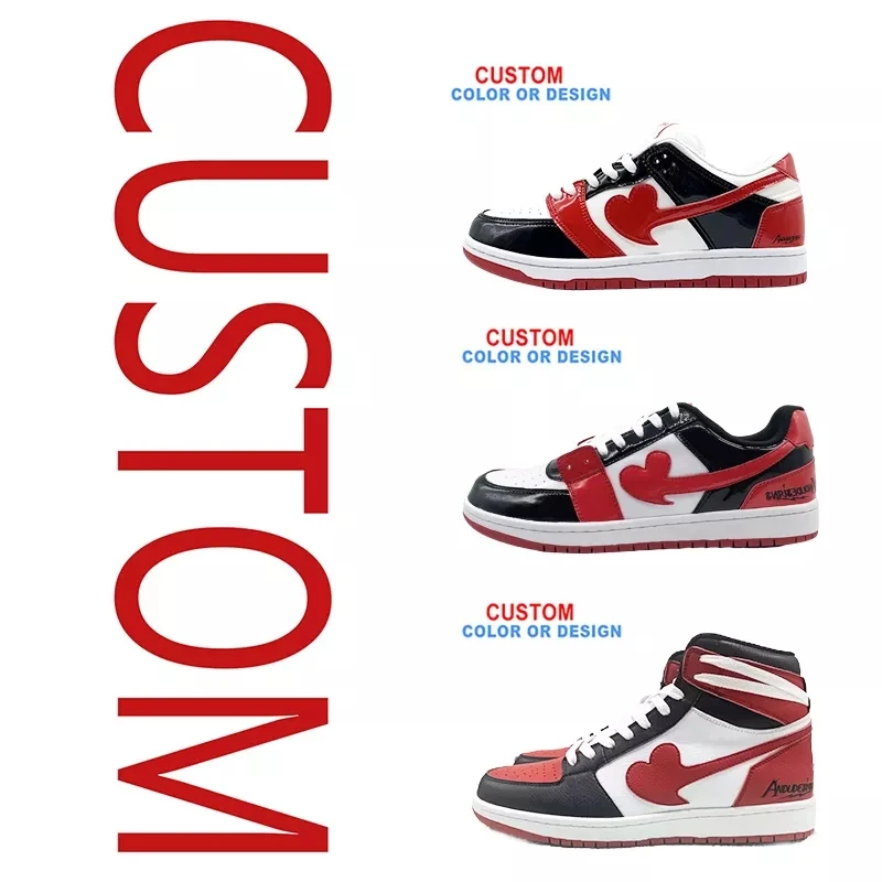 2022 Shoes Manufacturer High Low Top Quality Women Men Private Label Casual Sport Custom Shoes Sneakers