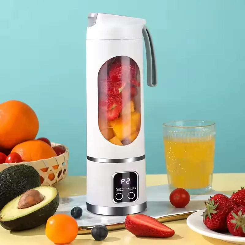 Shakes And Smoothies Usb Rechargeable Juicer Fresh Fruit Juicer Mixer Portable Mixer Grinder Blender With 12 Blades