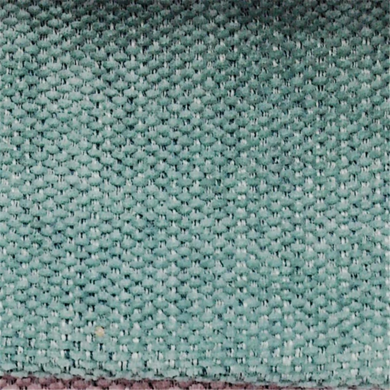 Luxury Heavyweight Upholstery Velvet Chenille Plush Indoor Blue Beige Chenille Water Resistant Curtain Upholstery Fabric