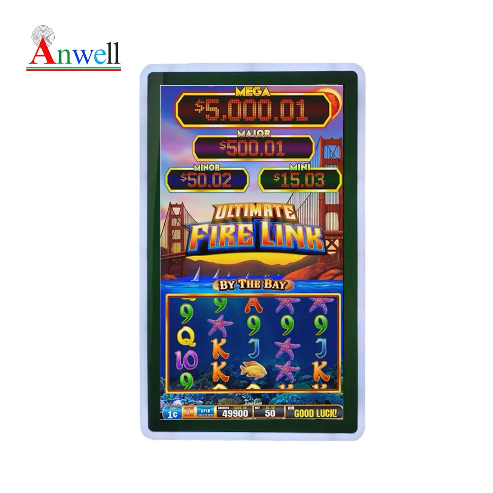 Сенсорный монитор PCAP, игровой дисплей, емкостный сенсорный экран, монитор со светодиодной подсветкой, HD, казино, азартная машина