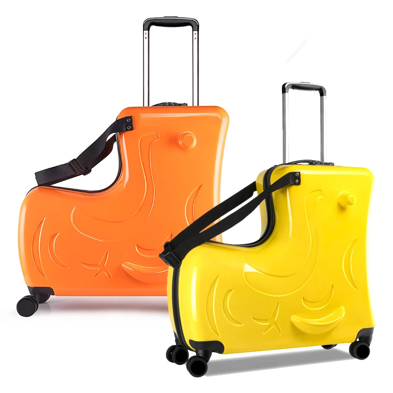 Hot Sale 20 24 Funny Gifts Ride On Suitcase Cabin 2020 ABS PC Kids Luggage