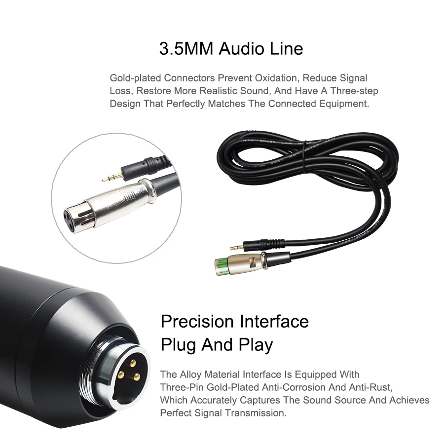 
Innoliance BM800 Professional Sound Bar Usb Foldable Fullset Phantom Power Recording Kit Studio Set Condenser Microphone 