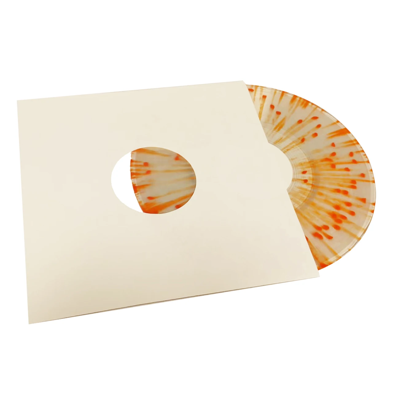 7 10 12 inch vinyl records vinyl disc  record pressing  orange splatter