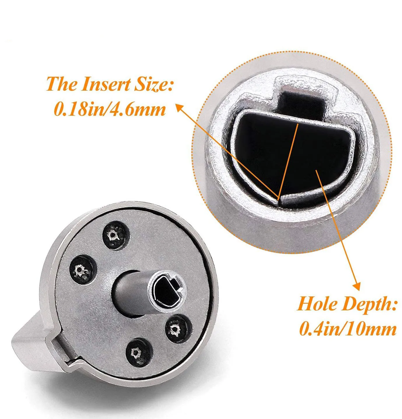 Heavy Duty Burner Knob Exact Replacement Knob Stainless Steel Sliver Oven Knob