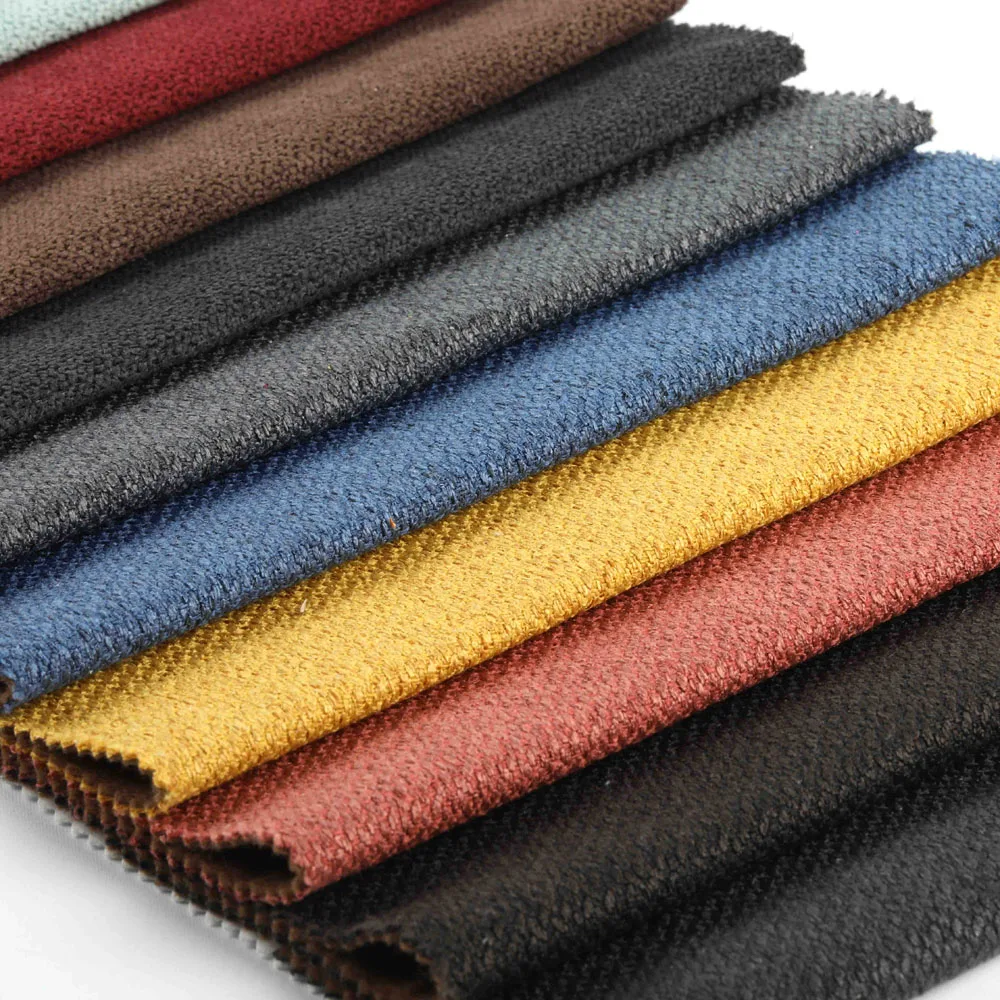 Mutil-color Super Comfortable Velvet Fabric Home Textile Thicken Upholstery Polyester Sofa Fabric