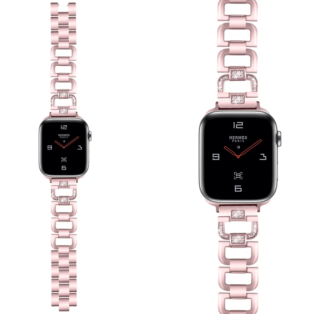 Strap For Apple Watch Band 44 mm 40mm iWatch Band 42mm 38mm Stainless Steel Link Bracelet Watchband For Apple Watch 5 4 3