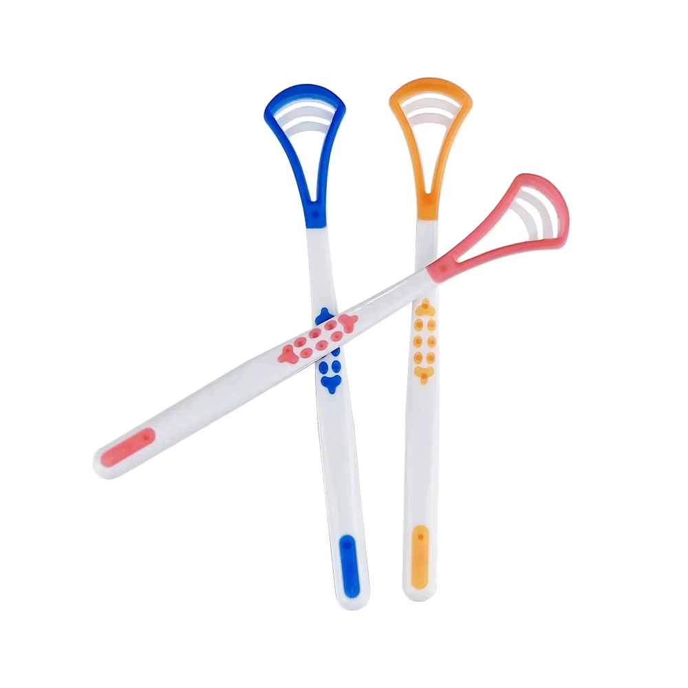 Tongue Scraper Cleaner Soft Silicone Tongue Coating Brush Oral Health Clean Brush Mouth Fresh Breath Scraping Easy To Use