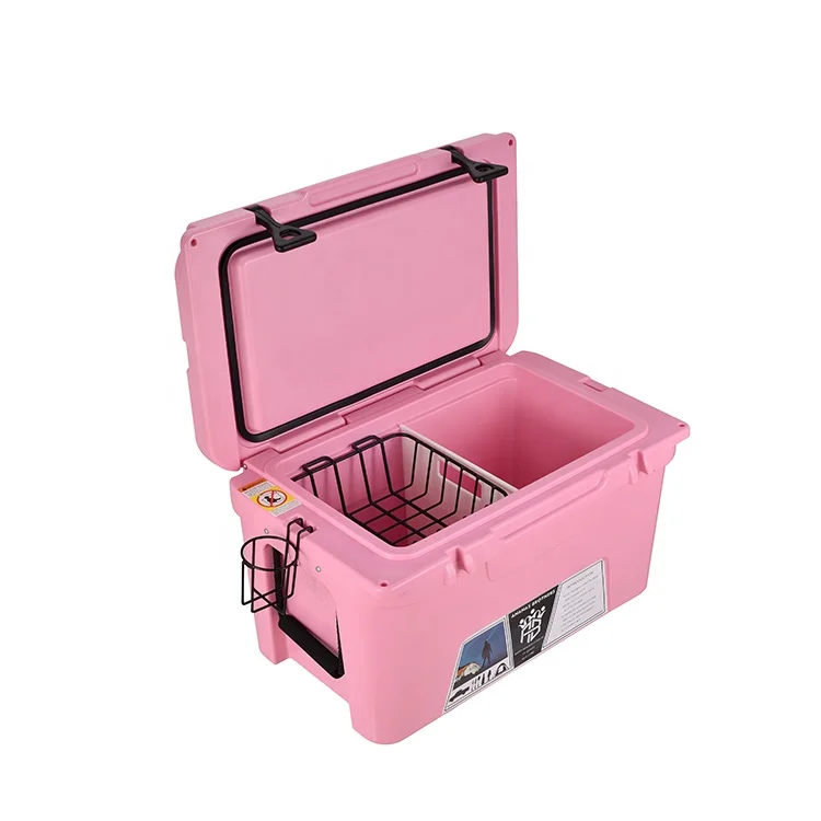 Custom logo red pink blu army green heavy duty Hard Cooler Keeps Ice Up to 5 Days